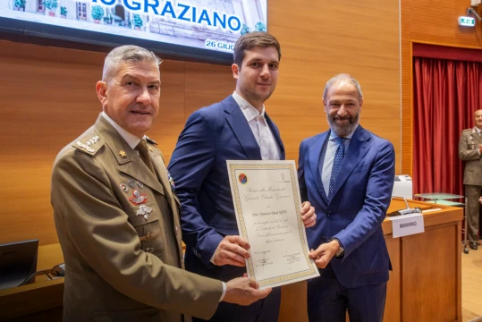 Consegnato il Premio di dottorato alla memoria del Generale Claudio Graziano