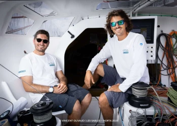 Matteo Sericano co-skipper di Luca Rosetti sul Class 40 Maccaferri Futura
