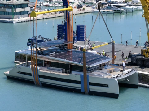 Silent Yachts launches flagship solar-electric SY80 catamaran