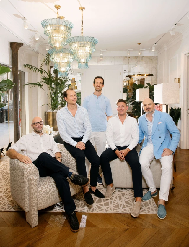 Mark Berryman, Ben-Julian Toth, Gianluca Sist, Toby Sturge and Dynamiq Founder Sergey Dobroserdov