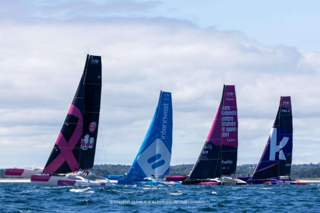The Ocean Fifty Series includes inshore grand prix and offshore events such as the Rolex Fastnet Race

© Alexis Courcoux/Vincent Olivaud