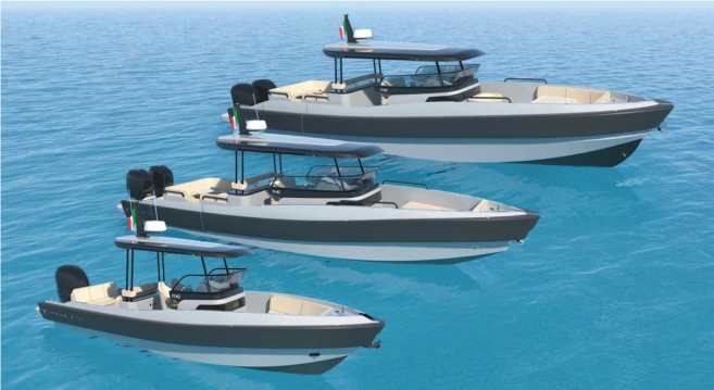 Exceptional Power meets Superyacht Style: 
Introducing TYKUN chase boats
