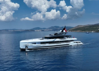 Four Luca Dini yachts on display at Monaco Yacht Show