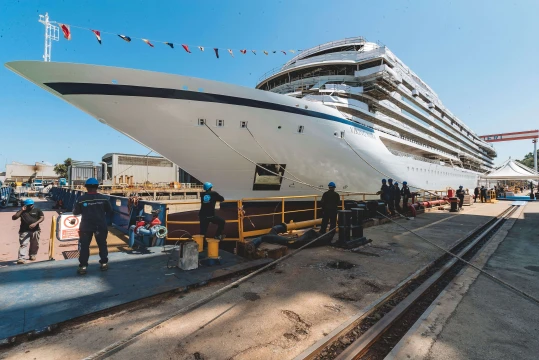 Fincantieri: varata ad Ancona Viking Mira