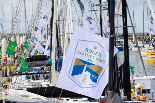 A highly successful centenary Rolex Fastnet Race is into its last moments © Arthur Daniel