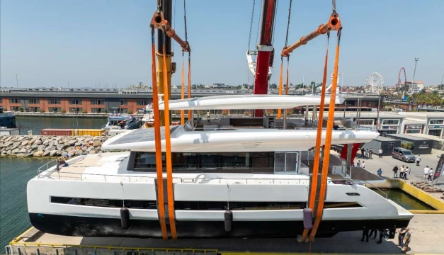 VisionF Yachts launches second E-CAT 80 solar electric catamaran