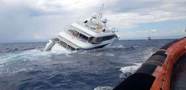 M/Y Saga, fonte Guardia Costiera