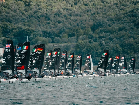 A great opening day for the Global SWITCH Championships at Fraglia Vela Malcesine
