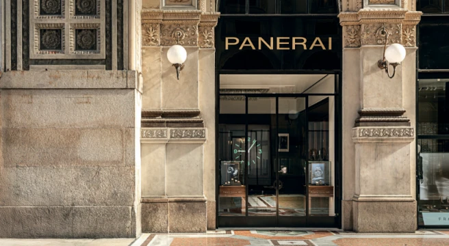 Panerai apre le porte della
sua nuova boutique nella
storica Galleria Vittorio
Emanuele II