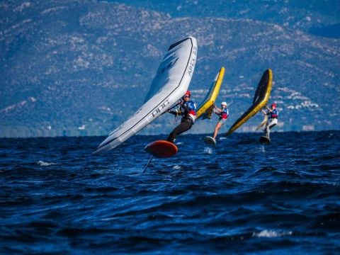 Sardinia Sailing Cup: DAY 3 Wing Foil World Championship, Spanu e Ghio tengono la testa della classifica