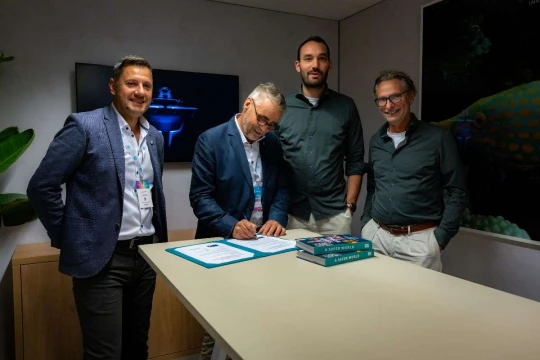 Oceanco and Lloyd’s Register sign landmark agreement at Monaco Yacht Show