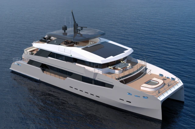 CL Yachts unveils first innovative tri-deck catamaran CLC115