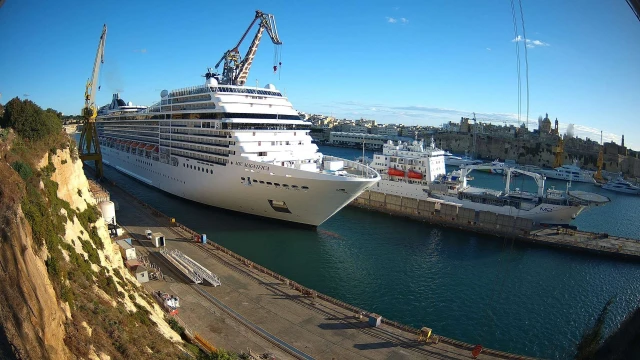 Inizio del refitting di MSC Magnifica a Malta