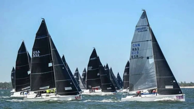 Southern hospitality meets top-tier racing at the 2025 Melges 24 Nationals hosted by Pensacola Yacht Club. Photo: Becca Hassel / @hasselfreephotography