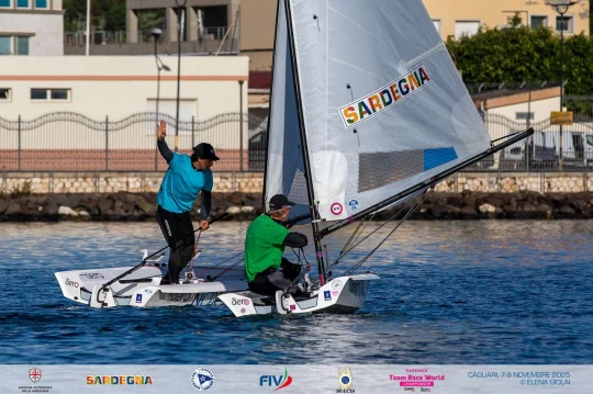 Prima giornata a Cagliari del Sardinia Team Race World Championship RS Aero & OpenSkiff