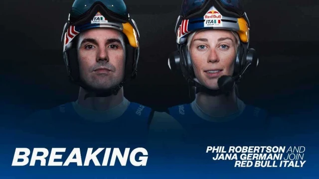 Phil Robertson to drive Red Bull Italy SailGP Team as 2026 roster reshaped