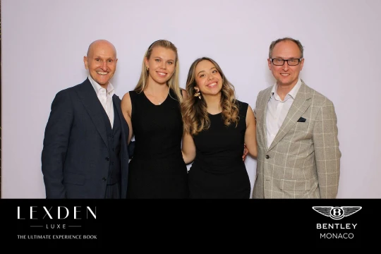 Prof Dr Phil Klaus, co-founder Lexden Luxe, Julia Sand, brand experience manager Lexden Luxe, Rebecca Gabbi, VP Lexden Luxe, Christopher Brooks, co-founder Lexden Luxe