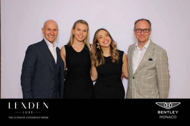 Prof Dr Phil Klaus, co-founder Lexden Luxe Julia Sand, brand experience manager Lexden Luxe Rebecca Gabbi, VP Lexden Luxe  Christopher Brooks, co-founder Lexden Luxe