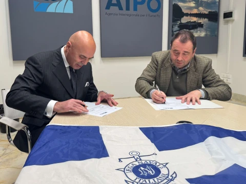 Fiume Po, siglata convenzione tra Lega Navale Italiana e AIPo