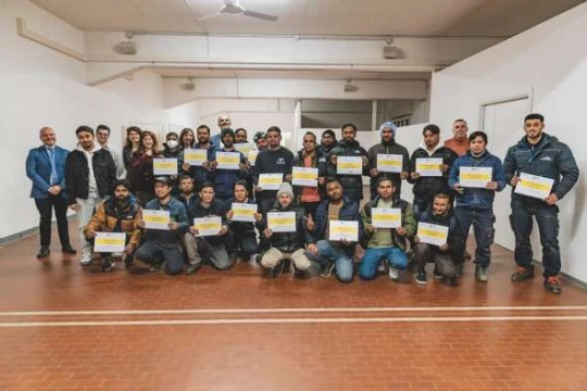 Fincantieri: Consegna attestati corsi di lingua italiana ad Ancona