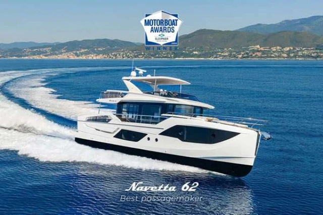 Absolute Yachts vince ai Motor Boat Awards 2026 con Navetta 62