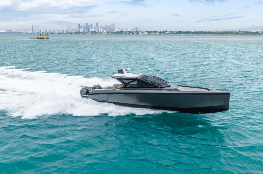 wallypower50X world debut at the Discover Boating Miami International Boat Show