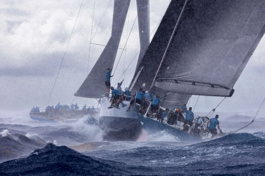 A breezy, wet, squally, foggy first race gave way to a more clement, lighter second. Photo: Tim Wright / www.photoaction.com / RORC