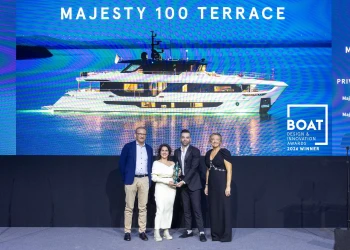 Majesty 100 Terrace Celebrated at the BOAT Design & Innovation Awards 2026