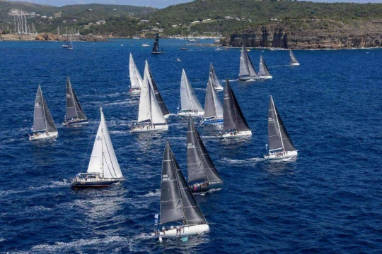 The start of the RORC Caribbean 600 is always a spectacular sight © Tim Wright/Photoaction.com