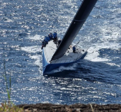 Wendy Schmidt's Botin 85 Deep Blue claimed bullets in both of today's race. Photo: IMA