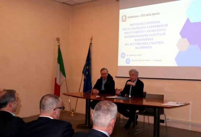 La Spezia: rinnovato in Prefettura il Protocollo contro il caporalato nella nautica da diporto, fonte Prefettura La Spezia