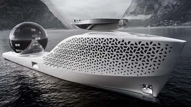 Earth 300, das nuklearbetriebene Superyacht-Konzept von Aaron Olivera