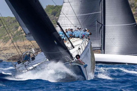 Farr 100 Leopard 3 has been declared the overall winner under IRC for the 2026 RORC Caribbean 600 © Tim Wright/Photoaction.com