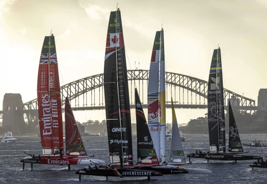 Un weekend di solidità e qualità in una venue iconica per il Red Bull Italy SailGP Team (Credit: SailGP)