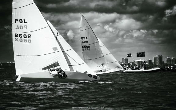 Cayard & Kleen (USA) defeat Kusznierewicz & Prada (POL) in photo finish