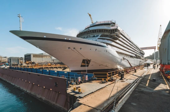 Fincantieri: varata ad Ancona Viking Libra