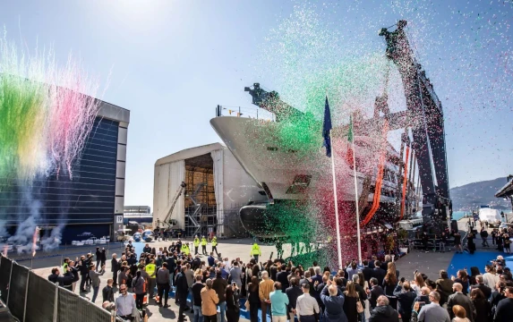 Baglietto läuft erstes T60 vom Stapel, 60-Meter-Flaggschiff