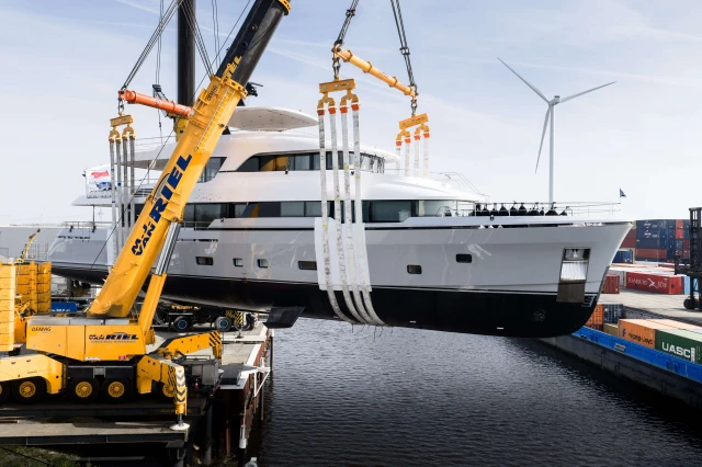 Moonen celebrates launch and christening of eighth 122 Martinique