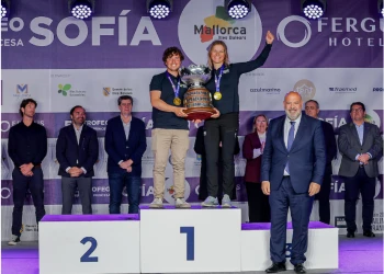 Swedes Emil Järudd and Hanna Jonsson, overall winners of the 55th Princess Sofia Trophy Mallorca by FERGUS Hotels