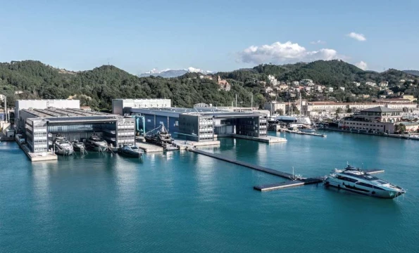 The Riva shipyard in La Spezia
