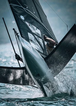 Martina Orsini, winner of last year’s edition with this image of a Moth captured during Foiling Week in Malcesine.
