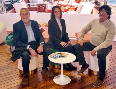 Von links: Massimo Minnella, Marialuisa Francia und Daniele Ceccanti