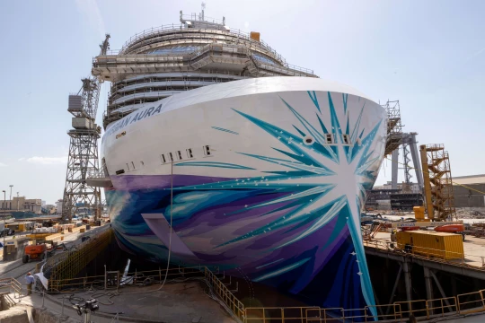 Fincantieri: varata a Monfalcone Norwegian Aura