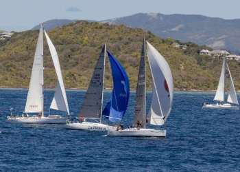 North Swell and Atlantic Breezes Define Day Two of Antigua Sailing Week