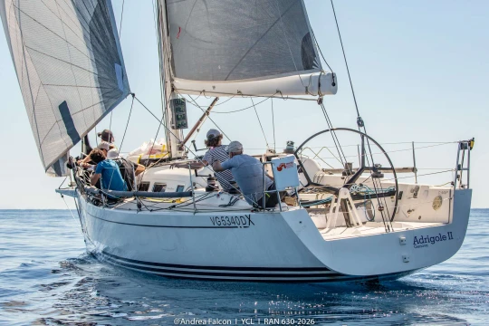 Primi passaggi a Capri della Regata della Accademia Navale - RAN 630