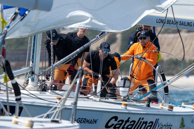 Johnie Berntsson, SWE  (Berntsson Sailing Team)   Photo: Ian Roman/WMRT