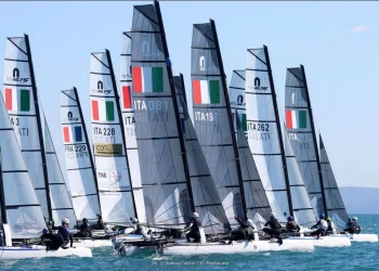 Nella tappa Super Series Nacra 15 dello Yacht Club Monfalcone si impongono i Cagliaritani Vargiu e Lisci