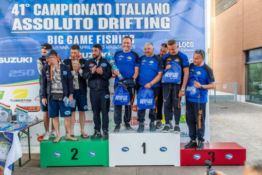 Ravenna debutto del Trofeo Suzuki Fishing Cup durante il 41° Campionato Italiano Assoluto