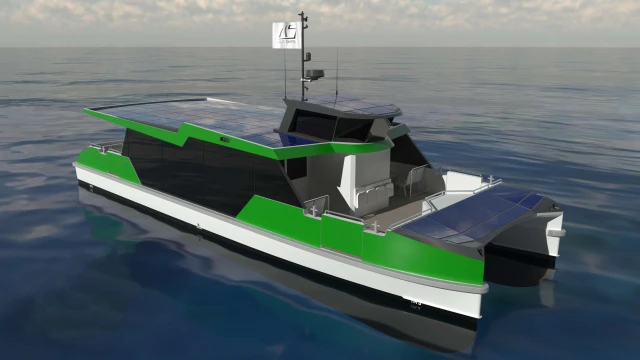 Fully electric passenger ferry