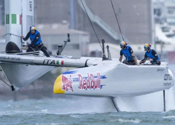 All eyes on Bermuda for the Red Bull Italy SailGP Team